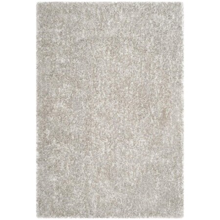Safavieh 6 x 9 ft. Toronto Shag Hand Tufted Medium Rectangle Area RugLight Grey SGT711A-6